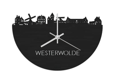Skyline Clock Westerwolde Black
