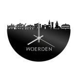 Skyline Klok Woerden Zwart Glanzend