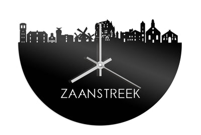 Skyline Clock Zaanstreek Black Glossy