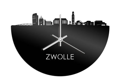 Skyline Clock Zwolle Black Glossy