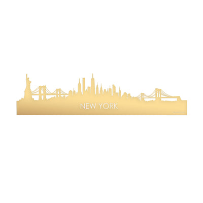 Skyline New York Goud Metallic