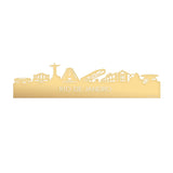 Skyline Rio de Janeiro Goud Metallic