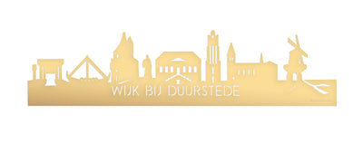 Skyline Wijk bij Duurstede Goud Metallic