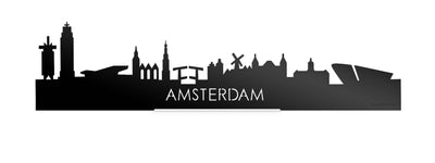 Standing Skyline Amsterdam Black Glossy