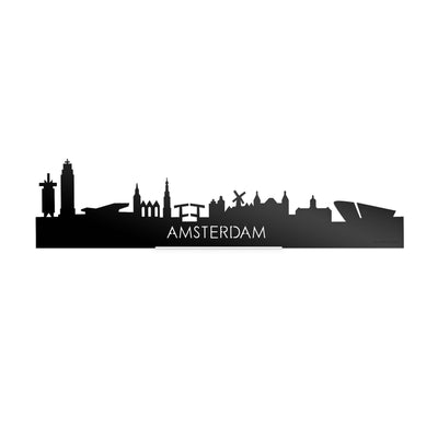 Standing Skyline Amsterdam Black Glossy
