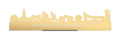 Standing Skyline Hendrik-Ido-Ambacht Goud Metallic