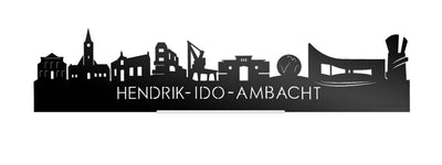 Standing Skyline Hendrik-Ido-Ambacht Zwart Glanzend
