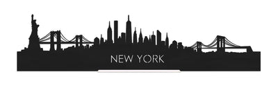 Standing Skyline New York Black