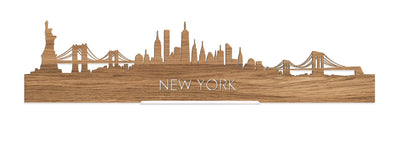 Standing Skyline New York Eiken