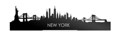 Standing Skyline New York Zwart Glanzend