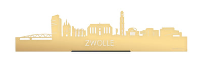 Standing Skyline Zwolle Goud Metallic