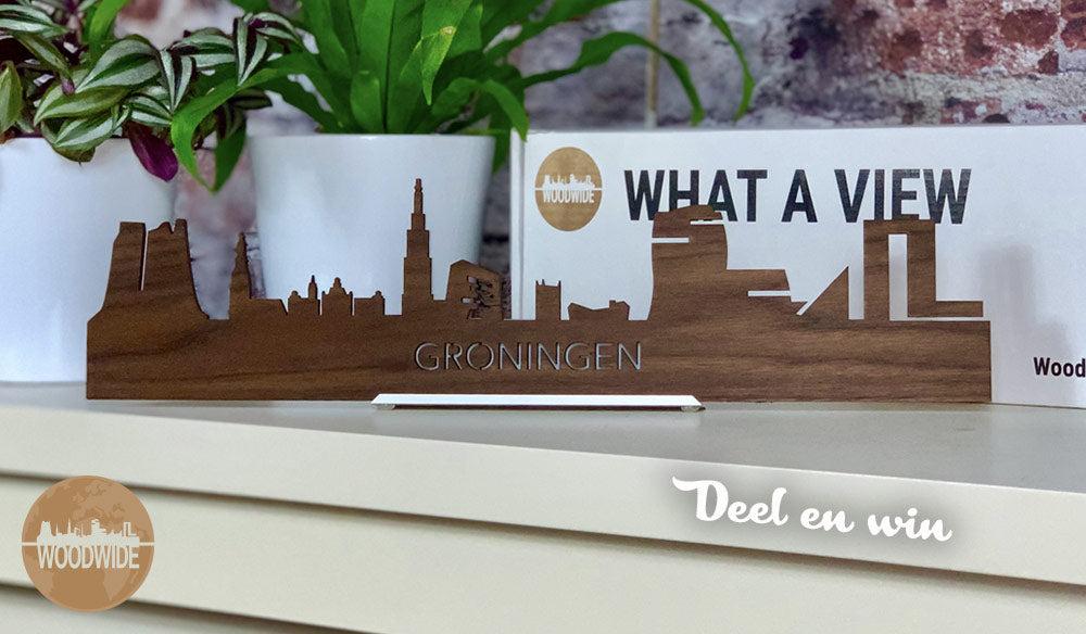 Deel je nieuwe WoodWideCities en maak kans op 1 van de 10 standing skylines