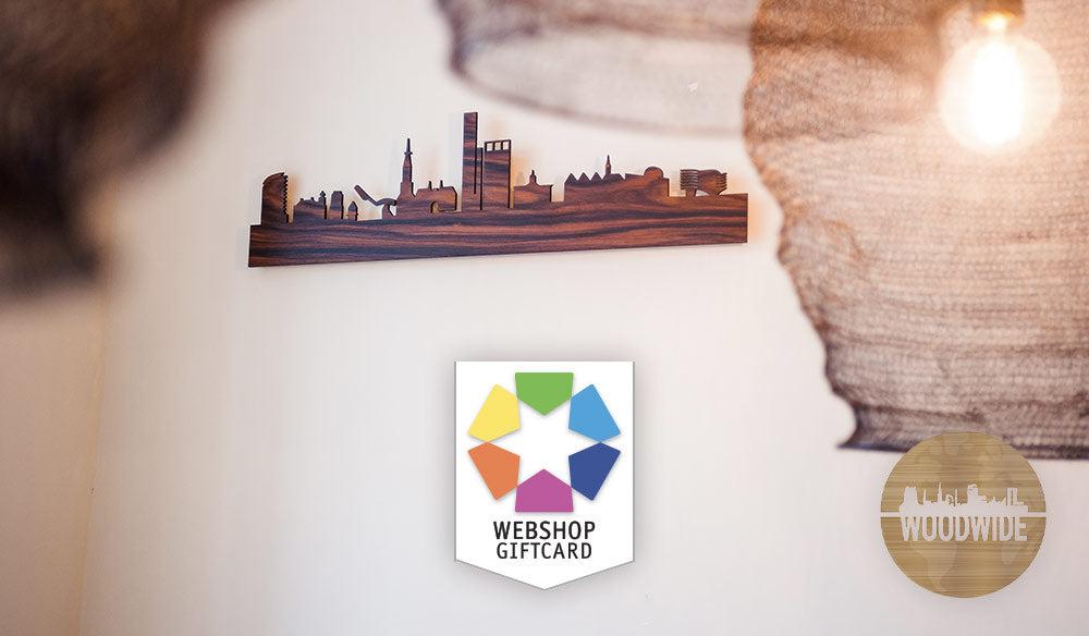 WoodWideCities accepts the Webshop Giftcard