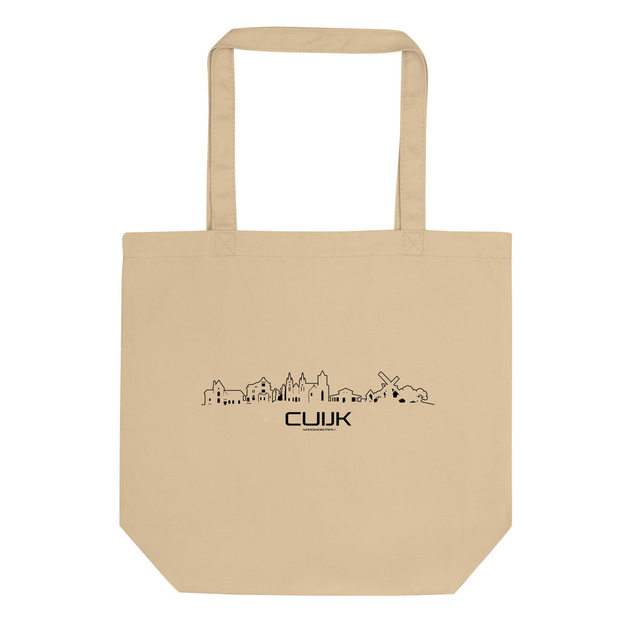 Tote Bag Tas Cuijk cadeau voor elke citylover decoratie relatiegeschenk van WoodWideCities