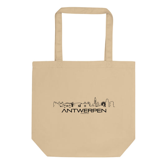 Tote Bag Tas Antwerpen cadeau voor elke citylover decoratie relatiegeschenk van WoodWideCities