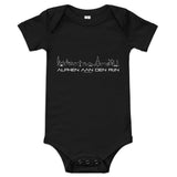 Baby Rompertje Alphen aan den Rijn Black 3-6m houten cadeau decoratie relatiegeschenk van WoodWideCities