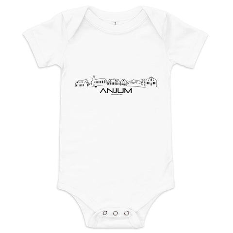 Baby Rompertje Anjum houten cadeau decoratie relatiegeschenk van WoodWideCities