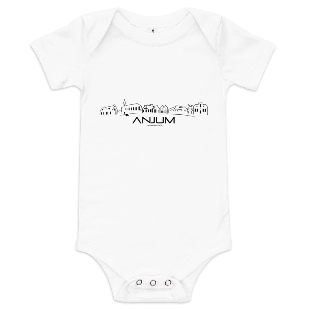 Baby Rompertje Anjum houten cadeau decoratie relatiegeschenk van WoodWideCities
