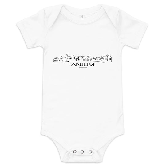 Baby Rompertje Anjum houten cadeau decoratie relatiegeschenk van WoodWideCities