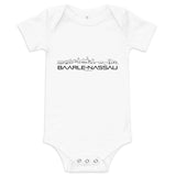 Baby Rompertje Baarle-Nassau White 3-6m houten cadeau decoratie relatiegeschenk van WoodWideCities