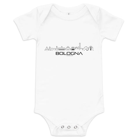 Baby Rompertje Bologna White 3-6m houten cadeau decoratie relatiegeschenk van WoodWideCities