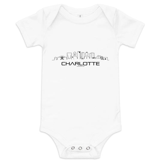 Baby Rompertje Charlotte Wit 3-6 m houten cadeau decoratie relatiegeschenk van WoodWideCities