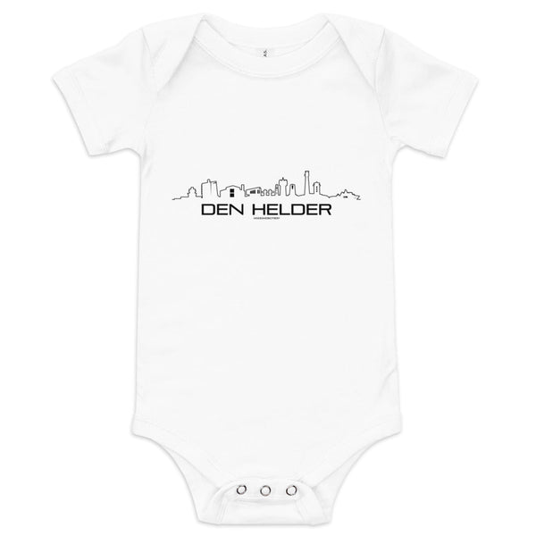 Baby Rompertje Den Helder houten cadeau decoratie relatiegeschenk van WoodWideCities