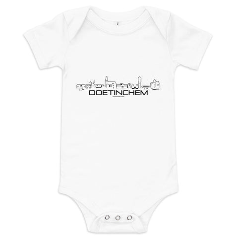 Baby Rompertje Doetinchem houten cadeau decoratie relatiegeschenk van WoodWideCities