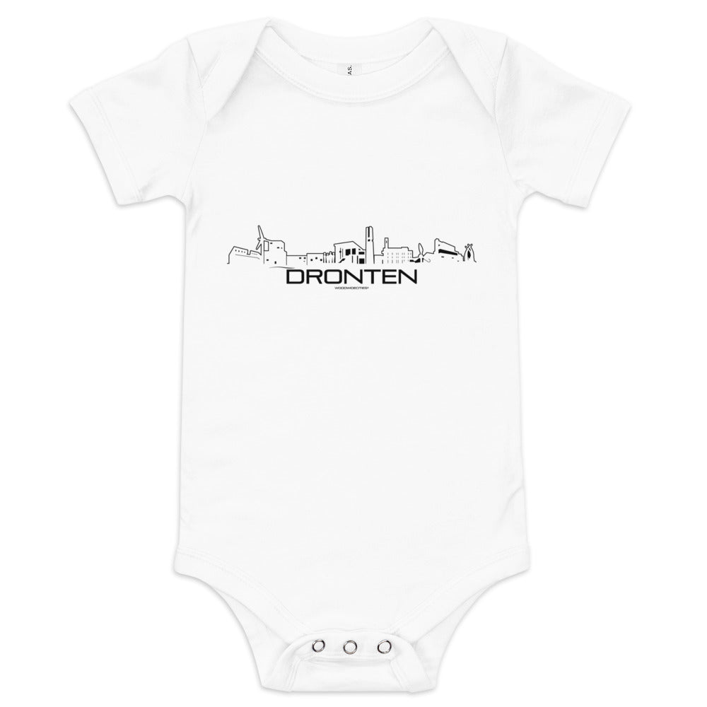 Baby Rompertje Dronten houten cadeau decoratie relatiegeschenk van WoodWideCities