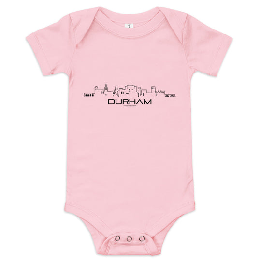 Baby Rompertje Durham houten cadeau decoratie relatiegeschenk van WoodWideCities