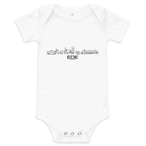 Baby Rompertje Ede houten cadeau decoratie relatiegeschenk van WoodWideCities