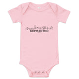 Baby Rompertje Gorinchem Pink 3-6m houten cadeau decoratie relatiegeschenk van WoodWideCities