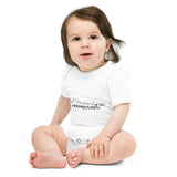 Baby Rompertje Heerenveen White 3-6m houten cadeau decoratie relatiegeschenk van WoodWideCities