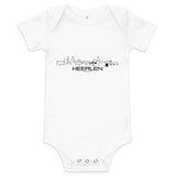 Baby Rompertje Heerlen houten cadeau decoratie relatiegeschenk van WoodWideCities