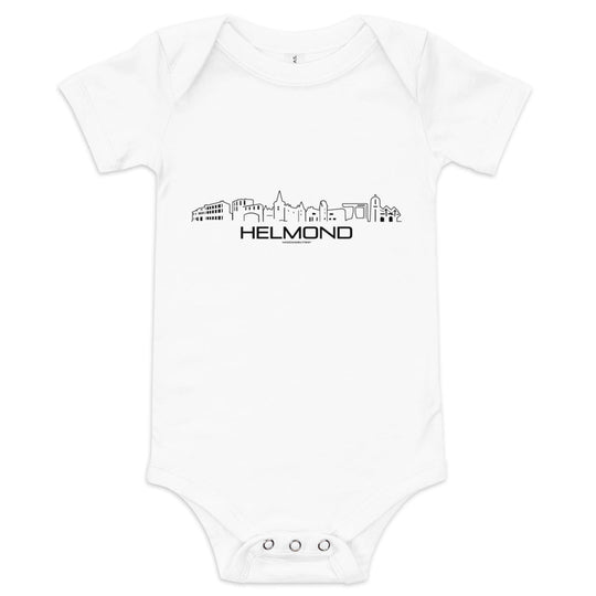 Baby Rompertje Helmond houten cadeau decoratie relatiegeschenk van WoodWideCities