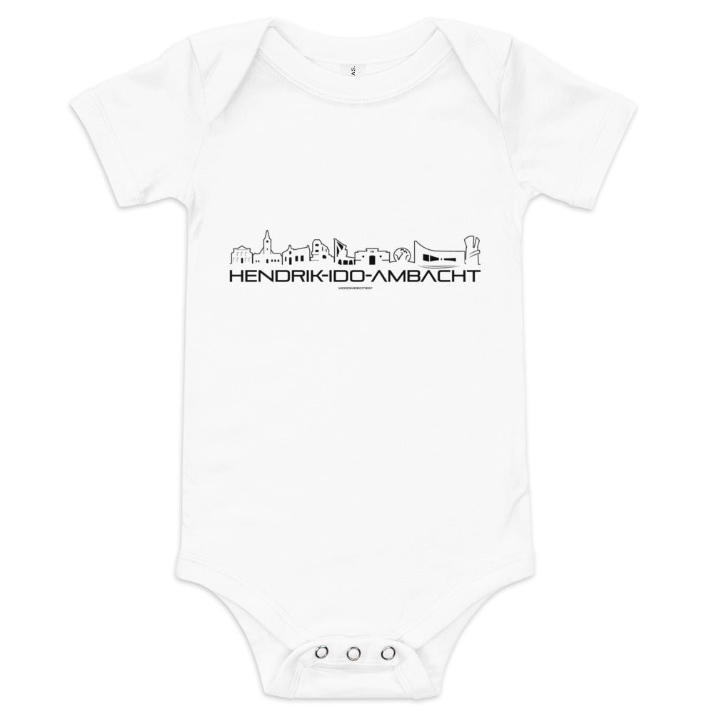 Baby Rompertje Hendrik-Ido-Ambacht houten cadeau decoratie relatiegeschenk van WoodWideCities
