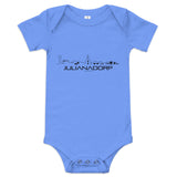 Baby Rompertje Julianadorp Heather Columbia Blue 3-6m houten cadeau decoratie relatiegeschenk van WoodWideCities