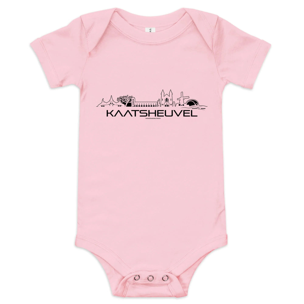 Baby Rompertje Kaatsheuvel uniek cadeau voor baby geboren in Kaatsheuvel geschenk van WoodWideCities