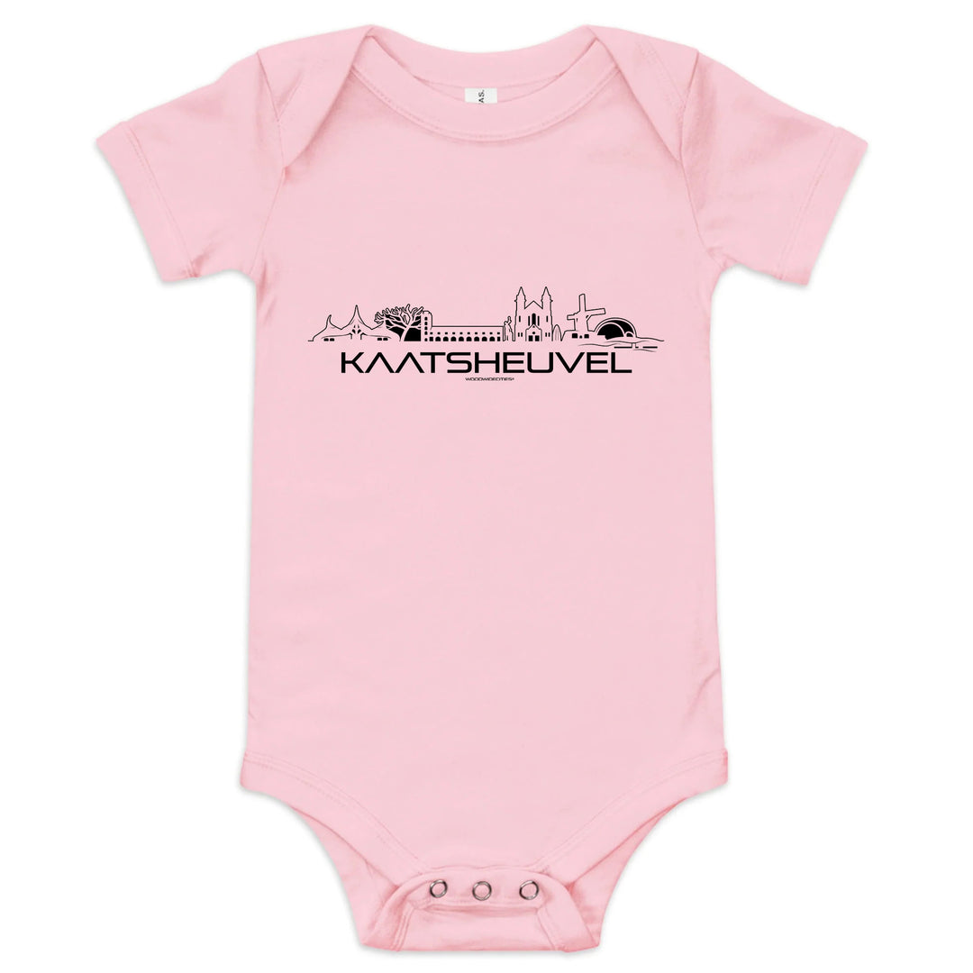 Baby Rompertje Kaatsheuvel uniek cadeau voor baby geboren in Kaatsheuvel geschenk van WoodWideCities