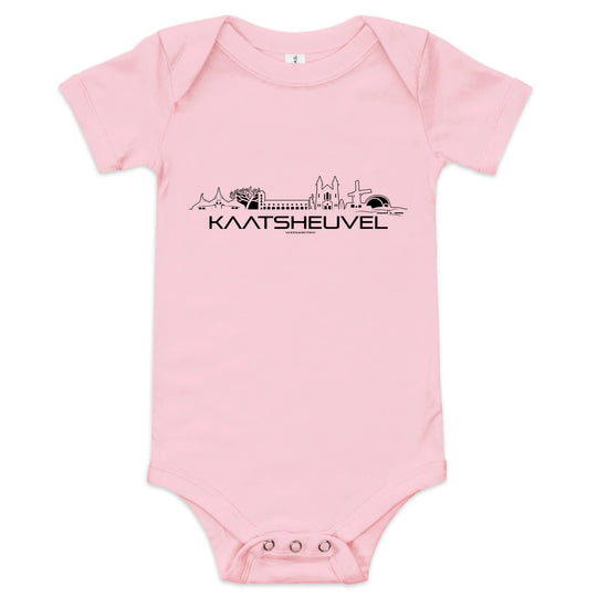 Baby Rompertje Kaatsheuvel uniek cadeau voor baby geboren in Kaatsheuvel geschenk van WoodWideCities