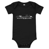 Baby Rompertje Kaatsheuvel uniek cadeau voor baby geboren in Kaatsheuvel geschenk van WoodWideCities