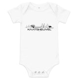 Baby Rompertje Kaatsheuvel uniek cadeau voor baby geboren in Kaatsheuvel geschenk van WoodWideCities