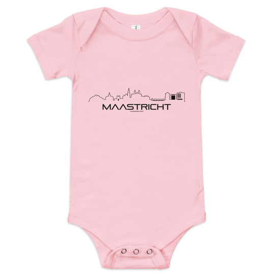 Baby Rompertje Maastricht houten cadeau decoratie relatiegeschenk van WoodWideCities