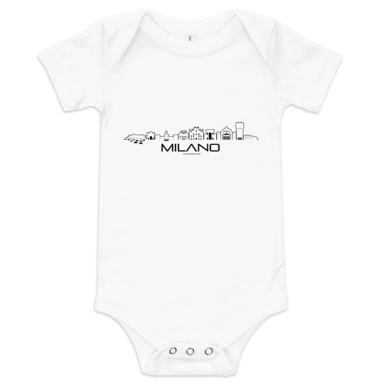 Baby Rompertje Milano White 3-6m houten cadeau decoratie relatiegeschenk van WoodWideCities