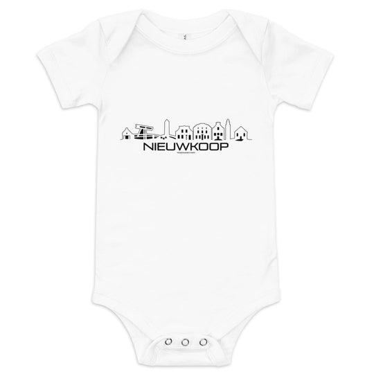 Baby Rompertje Nieuwkoop houten cadeau decoratie relatiegeschenk van WoodWideCities