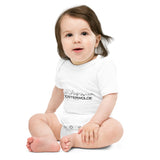 Baby Rompertje Oosterwolde White 3-6m houten cadeau decoratie relatiegeschenk van WoodWideCities