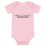 Baby Rompertje Ridderkerk uniek cadeau voor baby geboren in Ridderkerk geschenk van WoodWideCities