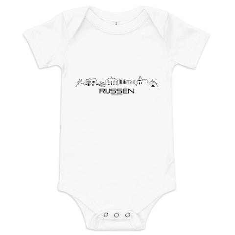 Baby Rompertje Rijssen houten cadeau decoratie relatiegeschenk van WoodWideCities