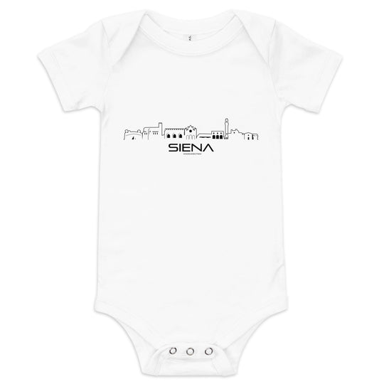 Baby Rompertje Siena White 3-6m houten cadeau decoratie relatiegeschenk van WoodWideCities