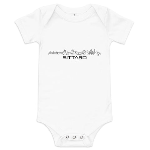 Baby Rompertje Sittard houten cadeau decoratie relatiegeschenk van WoodWideCities